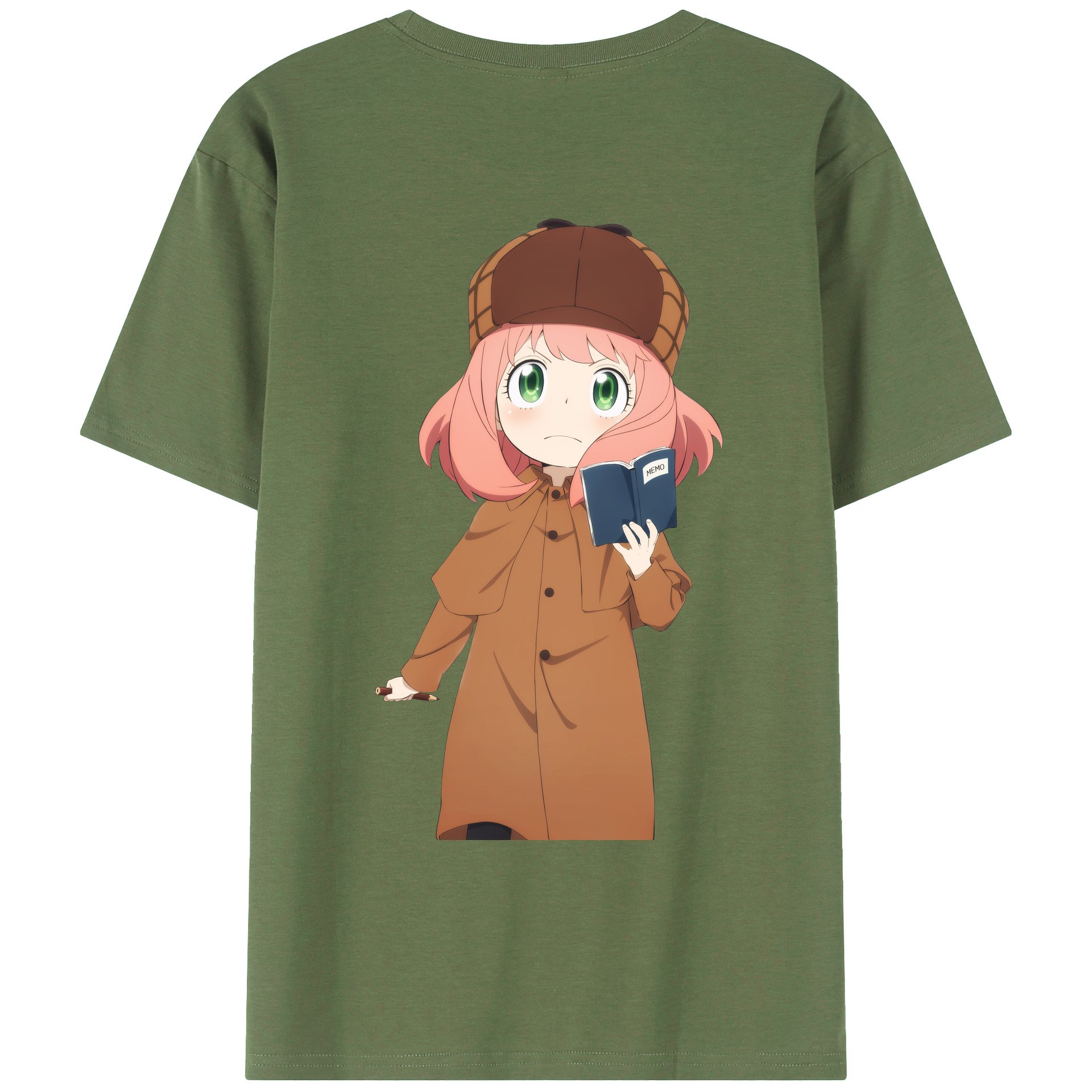 （画像用） SPY×FAMILY间谍家家酒 綿100％ メンズ半袖Tシャツ（バックプリント） 通気性